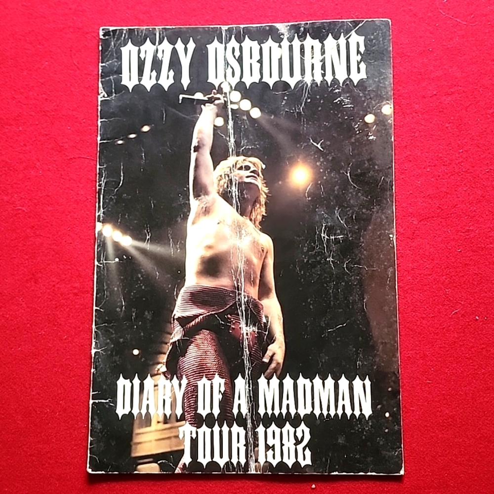 Ozzy Osbourne Diary of a Madman Tour 1982 Program Brochure Rare find sold as is